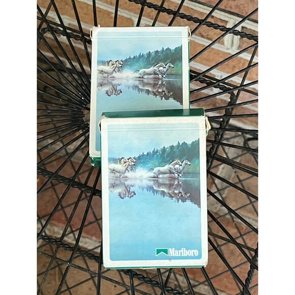 (2) Decks Vintage 1989 Marlboro Playing Cards - Picture 3 of 3